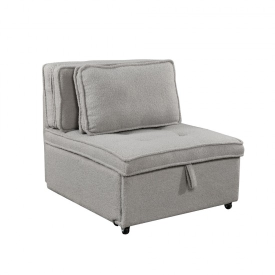 SLEEP ΠΟΛΥΘΡΟΝΑ ΚΡΕΒΑΤΙ ΓΚΡΙ 78x87xH80cm