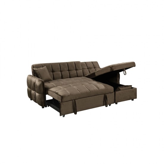 CROSSOVER ΚΑΝΑΠΕΣ ΚΡΕΒΑΤΙ ΓΩΝΙΑ ΑΝΑΣΤΡΕΨΙΜΗ COFFEE 213x145x83