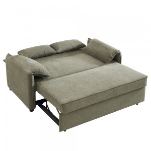 RUBIK ΚΑΝΑΠΕΣ ΚΡΕΒΑΤΙ 3ΘΕΣΙΟΣ ΠΡΑΣΙΝΟ 161x84xH92cm