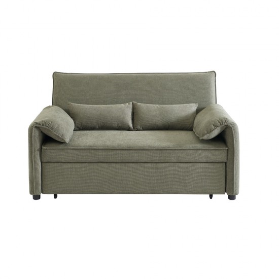 RUBIK ΚΑΝΑΠΕΣ ΚΡΕΒΑΤΙ 3ΘΕΣΙΟΣ ΠΡΑΣΙΝΟ 161x84xH92cm