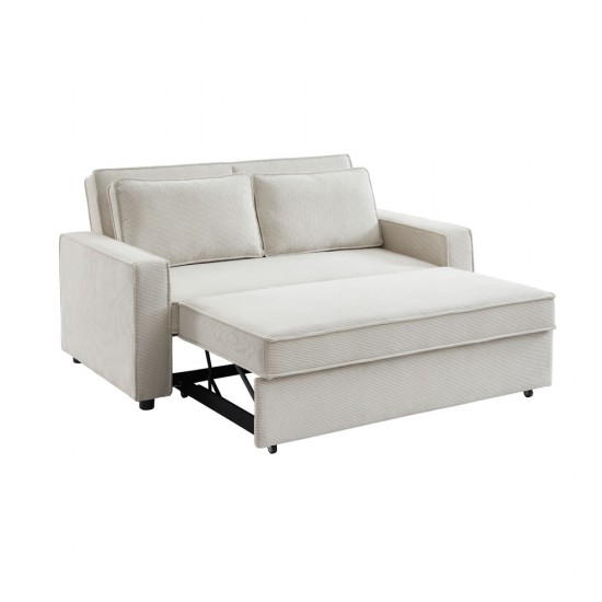 CUBO ΚΑΝΑΠΕΣ ΚΡΕΒΑΤΙ 3ΘΕΣΙΟΣ OFF WHITE 172x89xH89cm