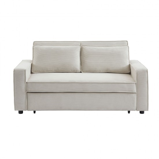 CUBO ΚΑΝΑΠΕΣ ΚΡΕΒΑΤΙ 3ΘΕΣΙΟΣ OFF WHITE 172x89xH89cm