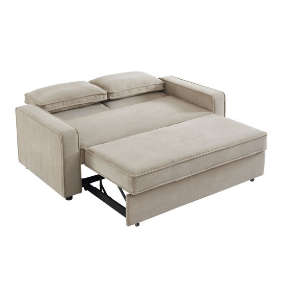 CUBO ΚΑΝΑΠΕΣ ΚΡΕΒΑΤΙ 3ΘΕΣΙΟΣ LATTE 172x89xH89cm