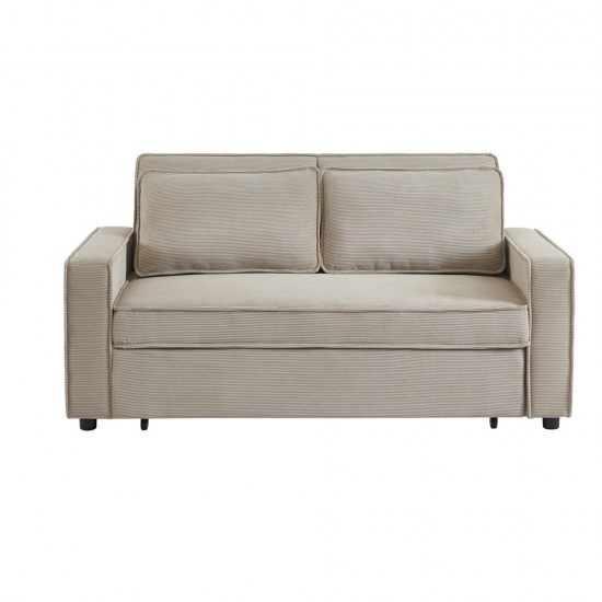 CUBO ΚΑΝΑΠΕΣ ΚΡΕΒΑΤΙ 3ΘΕΣΙΟΣ LATTE 172x89xH89cm