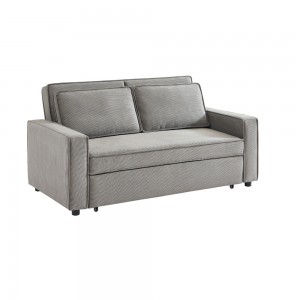 CUBO ΚΑΝΑΠΕΣ ΚΡΕΒΑΤΙ 3ΘΕΣΙΟΣ ΓΚΡΙ 172x89xH89cm