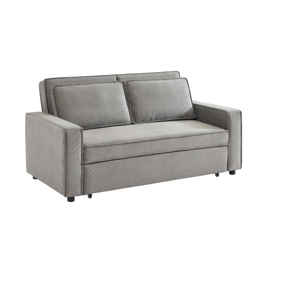 CUBO ΚΑΝΑΠΕΣ ΚΡΕΒΑΤΙ 3ΘΕΣΙΟΣ ΓΚΡΙ 172x89xH89cm