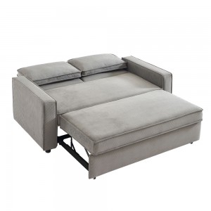 CUBO ΚΑΝΑΠΕΣ ΚΡΕΒΑΤΙ 3ΘΕΣΙΟΣ ΓΚΡΙ 172x89xH89cm