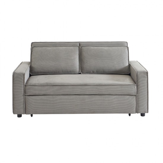 CUBO ΚΑΝΑΠΕΣ ΚΡΕΒΑΤΙ 3ΘΕΣΙΟΣ ΓΚΡΙ 172x89xH89cm