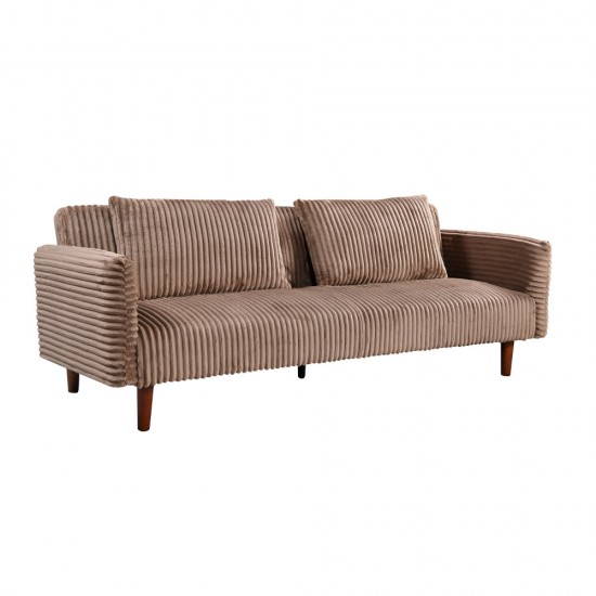 COTTLE ΚΑΝΑΠΕΣ ΚΡΕΒΑΤΙ 3ΘΕΣΙΟΣ NUDE 213x79x73cm