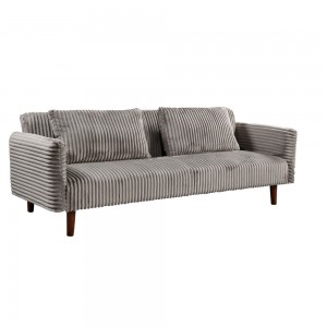 COTTLE ΚΑΝΑΠΕΣ ΚΡΕΒΑΤΙ 3ΘΕΣΙΟΣ ΓΚΡΙ ΑΝΟΙΧΤΟ 213x79x73