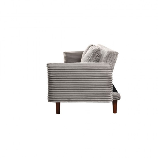 COTTLE ΚΑΝΑΠΕΣ ΚΡΕΒΑΤΙ 3ΘΕΣΙΟΣ ΓΚΡΙ ΑΝΟΙΧΤΟ 213x79x73