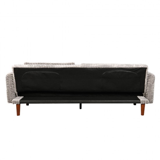 COTTLE ΚΑΝΑΠΕΣ ΚΡΕΒΑΤΙ 3ΘΕΣΙΟΣ ΓΚΡΙ ΑΝΟΙΧΤΟ 213x79x73