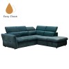 MONSERAT ΚΑΝΑΠΕΣ ΚΡΕΒΑΤΙ ΓΩΝΙΑ ΔΕΞΙΑ PETROL 254x224xH90cm MONSERAT ΚΑΝΑΠΕΣ ΚΡΕΒΑΤΙ ΓΩΝΙΑ ΔΕΞΙΑ PETROL 254x224xH90cm