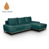 NATURA ΚΑΝΑΠΕΣ ΚΡΕΒΑΤΙ ΓΩΝΙΑ ΔΕΞΙΑ DUSTY PETROL 283x164xH90cm NATURA ΚΑΝΑΠΕΣ ΚΡΕΒΑΤΙ ΓΩΝΙΑ ΔΕΞΙΑ DUSTY PETROL 283x164xH90cm
