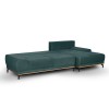 NATURA ΚΑΝΑΠΕΣ ΚΡΕΒΑΤΙ ΓΩΝΙΑ ΔΕΞΙΑ DUSTY PETROL 283x164xH90cm NATURA ΚΑΝΑΠΕΣ ΚΡΕΒΑΤΙ ΓΩΝΙΑ ΔΕΞΙΑ DUSTY PETROL 283x164xH90cm