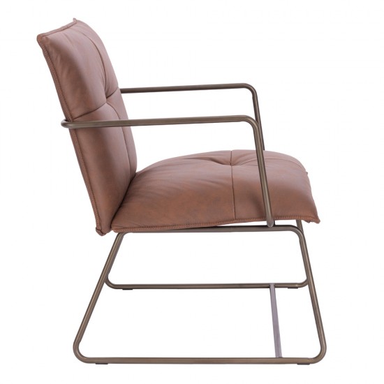 STANDBY ΠΟΛΥΘΡΟΝΑ ΕΠΙΣΚΕΠΤΗ ΚΑΦΕ GUNMETAL 65x67xH81cm