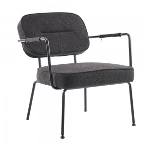 PRISLEY ΠΟΛΥΘΡΟΝΑ ΜΑΥΡΟ 73x66x78cm