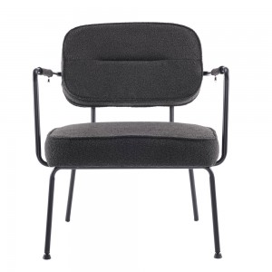 PRISLEY ΠΟΛΥΘΡΟΝΑ ΜΑΥΡΟ 73x66x78cm