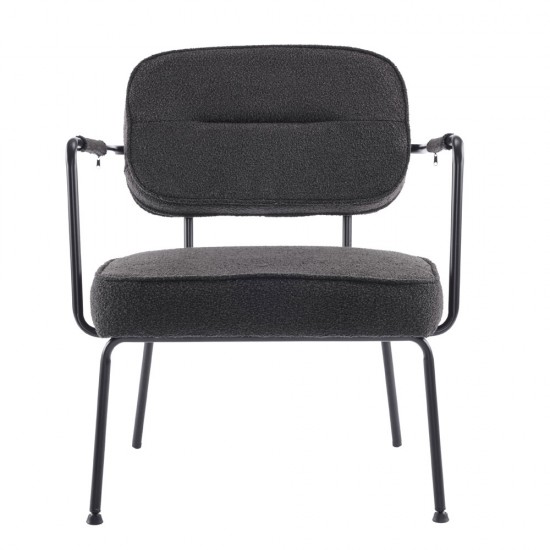 PRISLEY ΠΟΛΥΘΡΟΝΑ ΜΑΥΡΟ 73x66x78cm