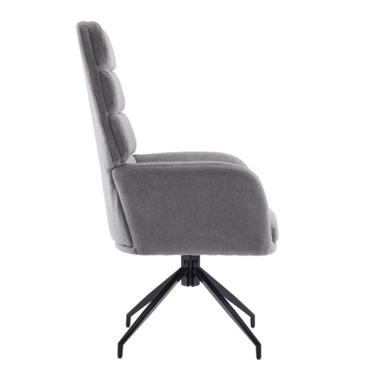 GIRAR ΠΟΛΥΘΡΟΝΑ ΠΕΡΙΣΤΡΕΦΟΜΕΝΗ ΓΚΡΙ 70x69.5x113cm