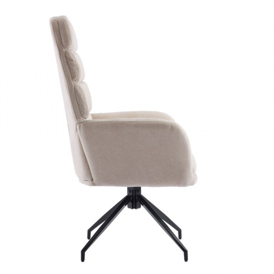 GIRAR ΠΟΛΥΘΡΟΝΑ ΠΕΡΙΣΤΡΕΦΟΜΕΝΗ BEIGE 70x69.5x113cm