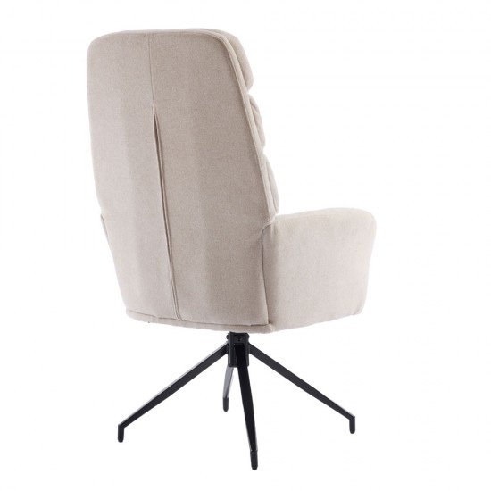 GIRAR ΠΟΛΥΘΡΟΝΑ ΠΕΡΙΣΤΡΕΦΟΜΕΝΗ BEIGE 70x69.5x113cm