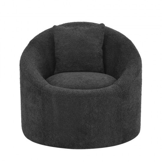 SOFTY ΠΟΛΥΘΡΟΝΑ ΠΕΡΙΣΤΡΕΦΟΜΕΝΗ ΓΚΡΙ ΣΚΟΥΡΟ 80x80x77cm