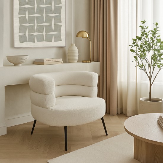 PAVLOVA ΠΟΛΥΘΡΟΝΑ ΛΕΥΚΟ 87x80x72cm