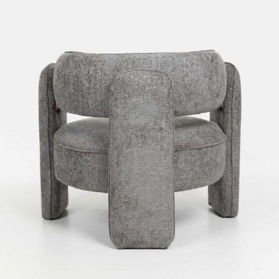 GRADA SMALL ΠΟΛΥΘΡΟΝΑ ΓΚΡΙ 79x85x70.5cm