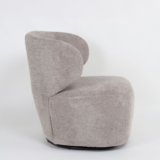 GEO ΠΟΛΥΘΡΟΝΑ ΓΚΡΙ LATTE 74x76x75cm