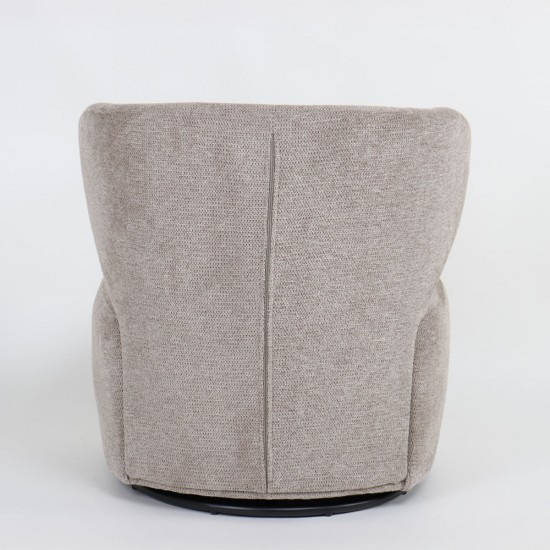 GEO ΠΟΛΥΘΡΟΝΑ ΓΚΡΙ LATTE 74x76x75cm