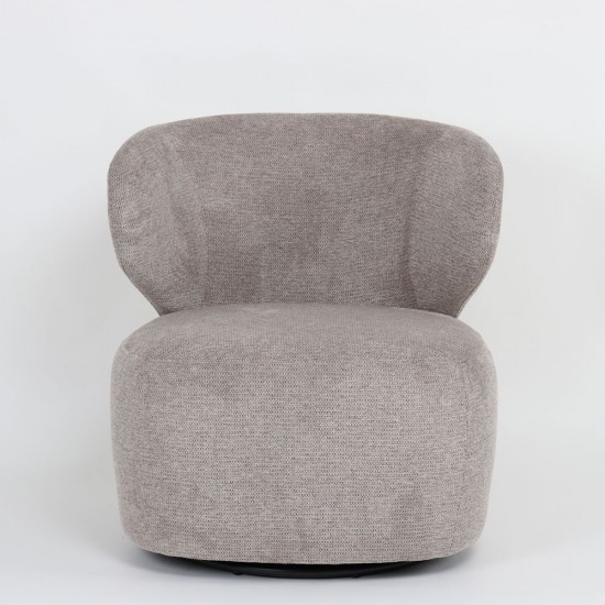 GEO ΠΟΛΥΘΡΟΝΑ ΓΚΡΙ LATTE 74x76x75cm