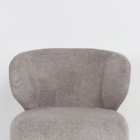 GEO ΠΟΛΥΘΡΟΝΑ ΓΚΡΙ LATTE 74x76x75cm