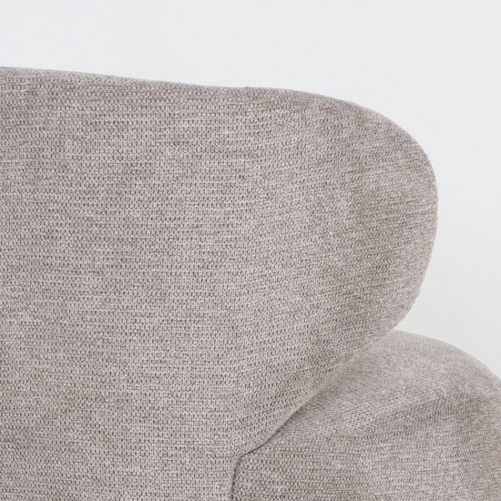 GEO ΠΟΛΥΘΡΟΝΑ ΓΚΡΙ LATTE 74x76x75cm