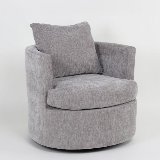 ORBITA ΠΟΛΥΘΡΟΝΑ ΠΕΡΙΣΤΡΕΦΟΜΕΝΗ ΓΚΡΙ 78x76x65cm