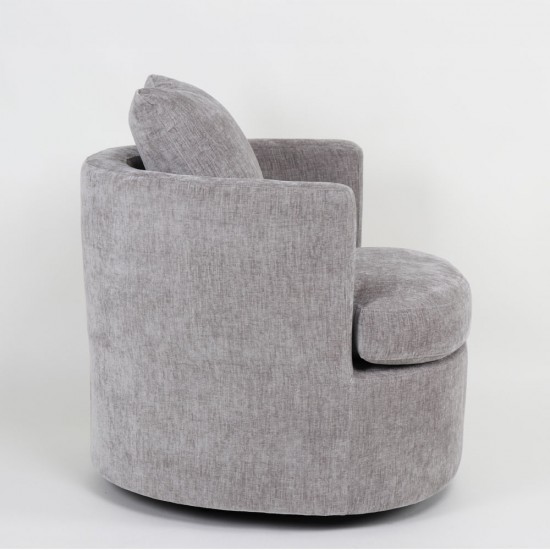 ORBITA ΠΟΛΥΘΡΟΝΑ ΠΕΡΙΣΤΡΕΦΟΜΕΝΗ ΓΚΡΙ 78x76x65cm