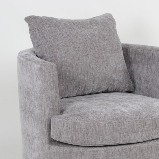 ORBITA ΠΟΛΥΘΡΟΝΑ ΠΕΡΙΣΤΡΕΦΟΜΕΝΗ ΓΚΡΙ 78x76x65cm