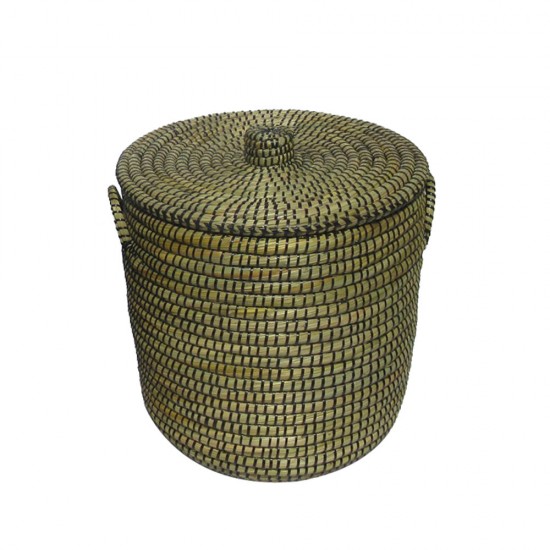 AFRICA ΚΑΛΑΘΙ ΜΕ ΚΑΠΑΚΙ 45x45x50cm KANSGRASS ΦΥΣΙΚΟ ΜΑΥΡΟ PVC AFRICA ΚΑΛΑΘΙ ΜΕ ΚΑΠΑΚΙ 45x45x50cm KANSGRASS ΦΥΣΙΚΟ ΜΑΥΡΟ PVC