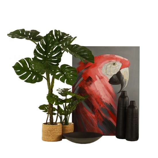 DAHLIA ΜΠΩΛ ΔΙΑΚΟΣΜΗΣΗΣ 41x41x8cm ΑΛΟΥΜΙΝΙΟ ΜΑΥΡΟ