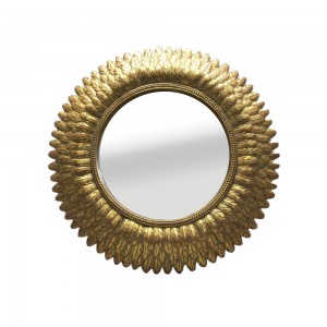 SAYAP ΚΑΘΡΕΠΤΗΣ ΧΡΥΣΟ ANTIQUE D38,5xH3cm
