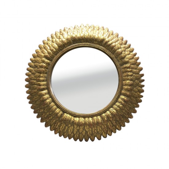 SAYAP ΚΑΘΡΕΠΤΗΣ ΧΡΥΣΟ ANTIQUE D38,5xH3cm