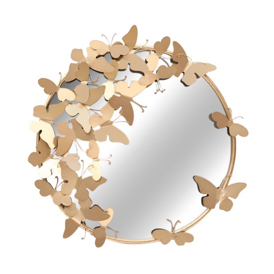 SCIAME ΚΑΘΡΕΠΤΗΣ ΤΟΙΧΟΥ ΜΕΤΑΛΛΟ ΧΡΥΣΟ 64x7.5x63cm