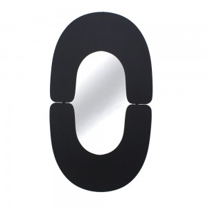 ARCHES ΚΑΘΡΕΠΤΗΣ ΜΑΥΡΟ ΜΑΤ 54x1,5xH95cm