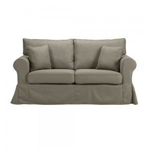 ASHLEY ΚΑΝΑΠΕΣ 2ΘΕΣΙΟΣ ΜΕ ΑΠΟΣΥΡΟΜΕΝΟ ΚΑΦΕ ΑΝΟΙΧΤΟ 173x85xH95cm 