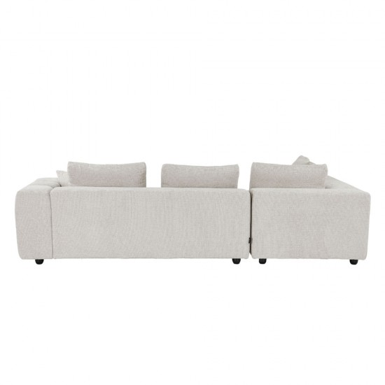 TOMOS ΚΑΝΑΠΕΣ ΓΩΝΙΑ ΑΡΙΣΤΕΡΗ BEIGE LEGASY 15 298x200x85cm