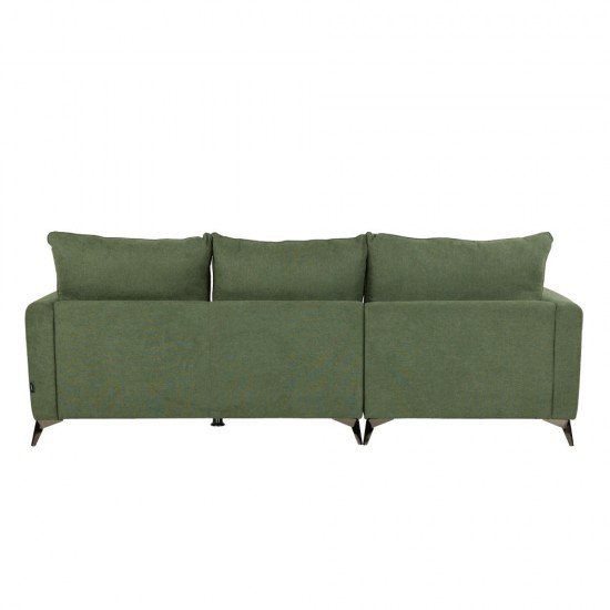 SCANDALO ΚΑΝΑΠΕΣ ΓΩΝΙΑ ΑΝΑΣΤΡΕΨΙΜΗ ΛΑΔΙ 265x188xH99cm