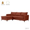 SCANDALO ΚΑΝΑΠΕΣ ΓΩΝΙΑ ΑΝΑΣΤΡΕΨΙΜΗ TERRACOTTA 265x188xH99cm SCANDALO ΚΑΝΑΠΕΣ ΓΩΝΙΑ ΑΝΑΣΤΡΕΨΙΜΗ TERRACOTTA 265x188xH99cm