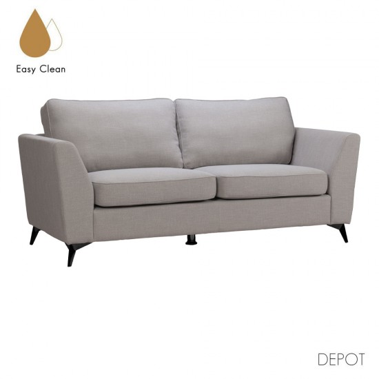 BOEL ΚΑΝΑΠΕΣ 3ΘΕΣΙΟΣ ΓΚΡΙ 200x86xH92cm BOEL ΚΑΝΑΠΕΣ 3ΘΕΣΙΟΣ ΓΚΡΙ 200x86xH92cm