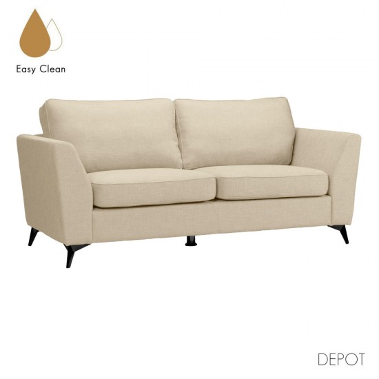 BOEL ΚΑΝΑΠΕΣ 3ΘΕΣΙΟΣ BEIGE 200x86xH92cm BOEL ΚΑΝΑΠΕΣ 3ΘΕΣΙΟΣ BEIGE 200x86xH92cm