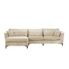 FOREVER ΚΑΝΑΠΕΣ ΓΩΝΙΑ ΑΡΙΣΤΕΡΗ BEIGE ΚΟΤΛΕ 316x185xH92cm